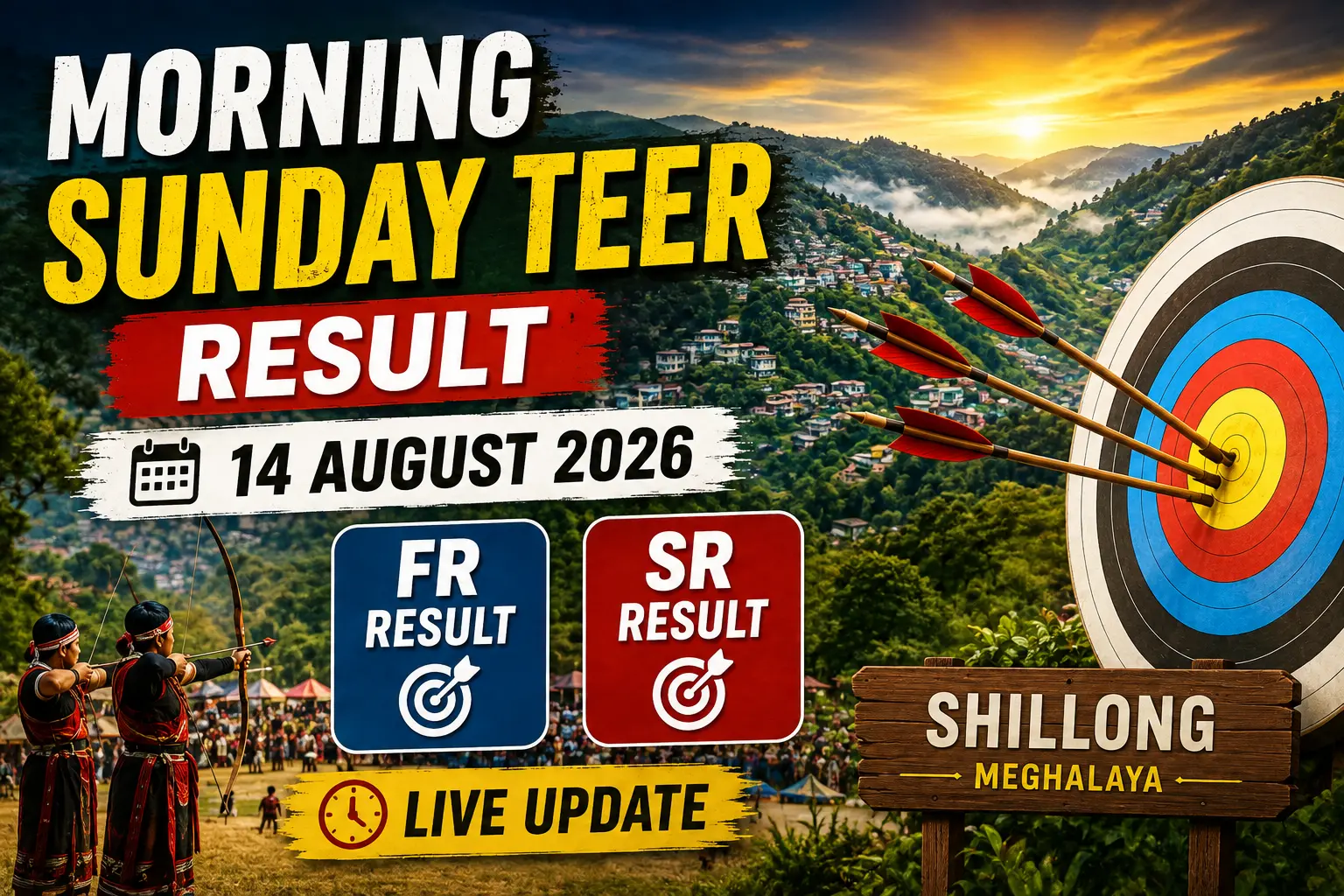 Morning Sunday Teer Result Today 14 August 2026: Official FR & SR Update